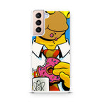 Homer Eats Donut Galaxy S21 / S21 Plus / S21 FE 5G Case