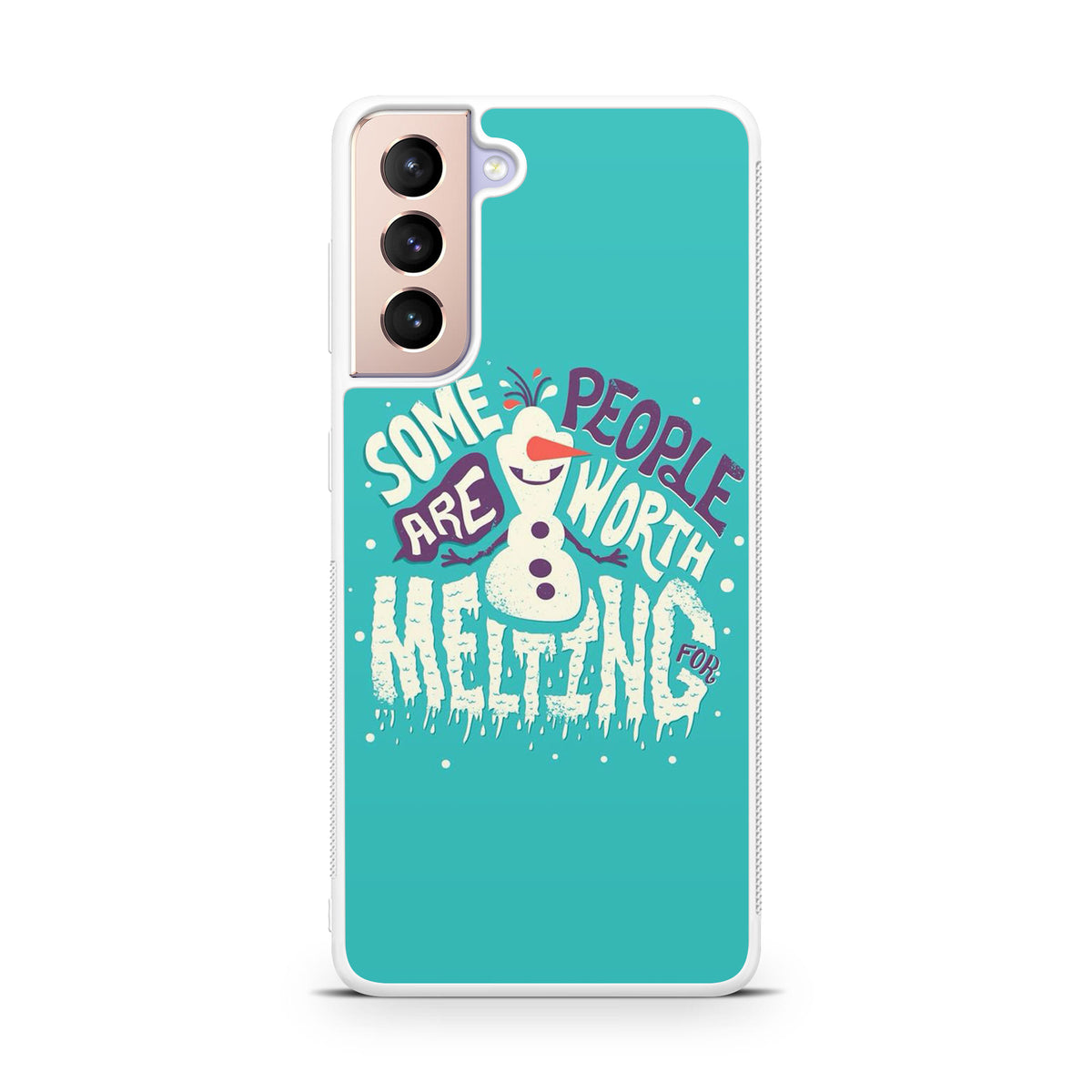 Olaf Frozen Is Melting Galaxy S21 / S21 Plus / S21 FE 5G Case