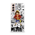 One Piece Luffy Comics Galaxy S21 / S21 Plus / S21 FE 5G Case