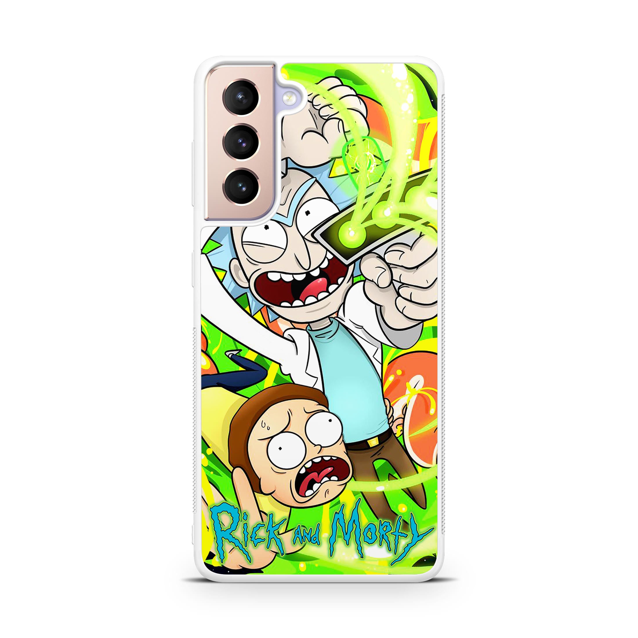 Rick And Morty Shoot Portal Gun Galaxy S21 / S21 Plus / S21 FE 5G Case