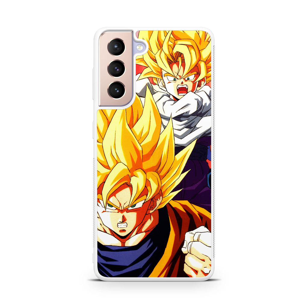 Super Saiyan Goku And Gohan Galaxy S21 / S21 Plus / S21 FE 5G Case