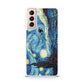 Witch Flying In Van Gogh Starry Night Galaxy S21 / S21 Plus / S21 FE 5G Case