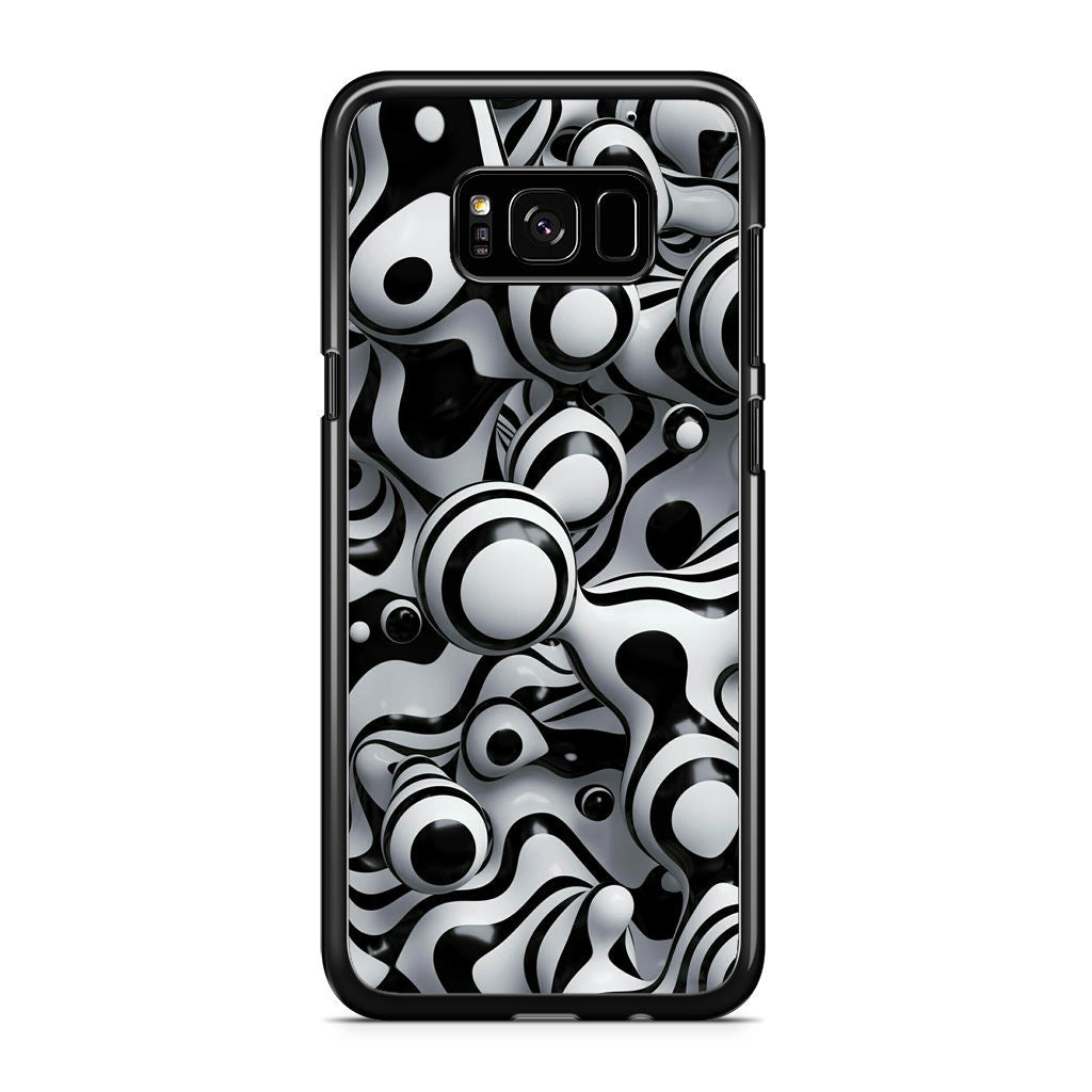 Abstract Art Black White Galaxy S8 Plus Case