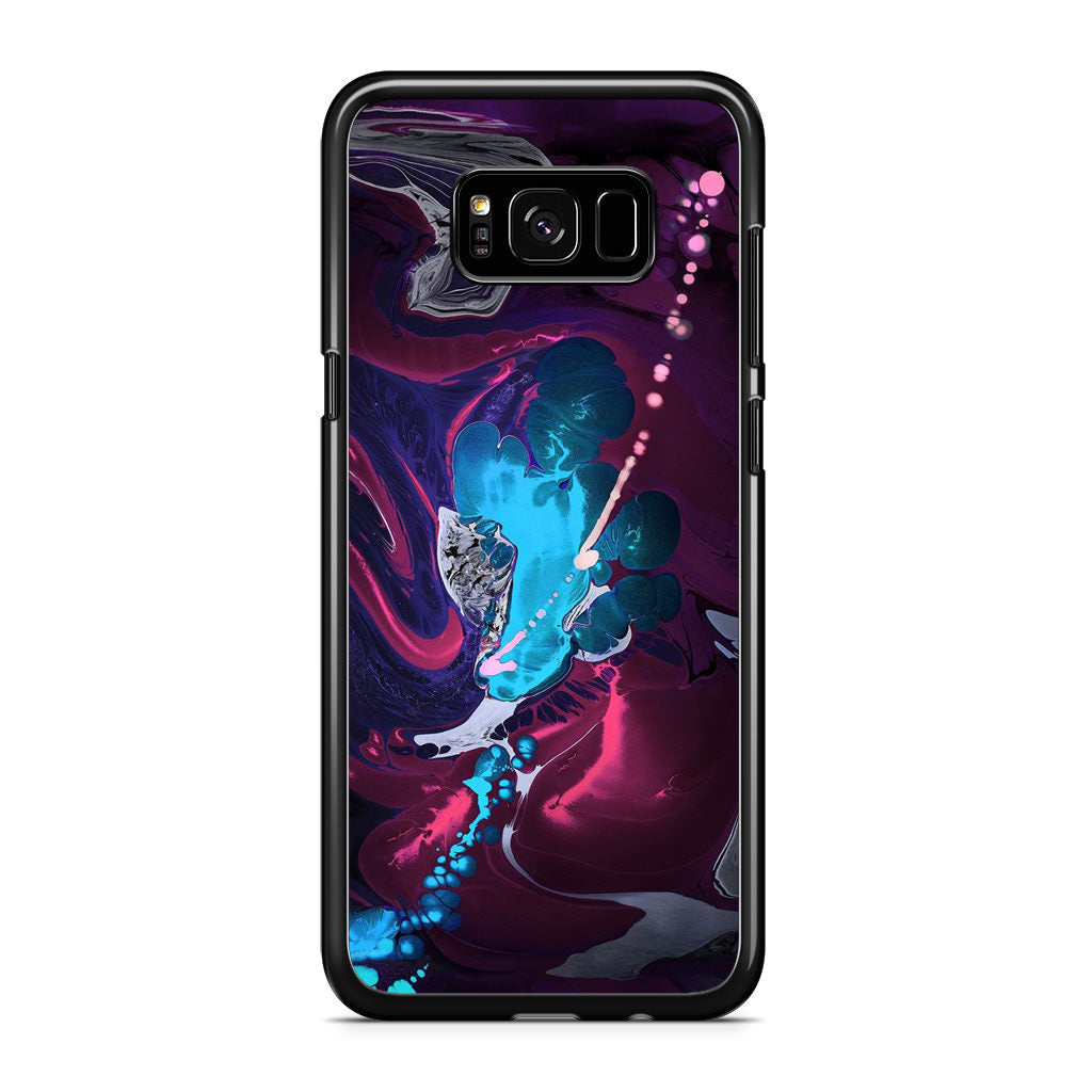Abstract Purple Blue Art Galaxy S8 Case