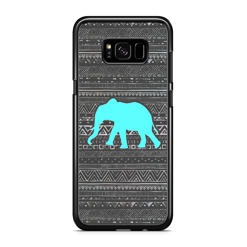Aztec Elephant Turquoise Galaxy S8 Plus Case