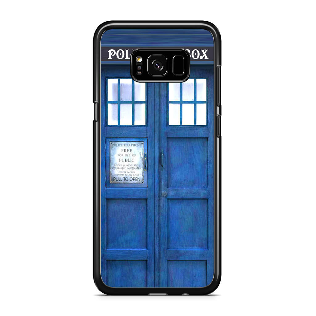 Blue Police Call Box Galaxy S8 Case