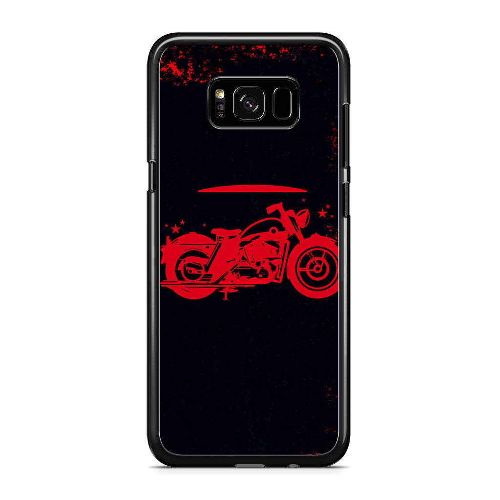 Motorcycle Red Art Galaxy S8 Case
