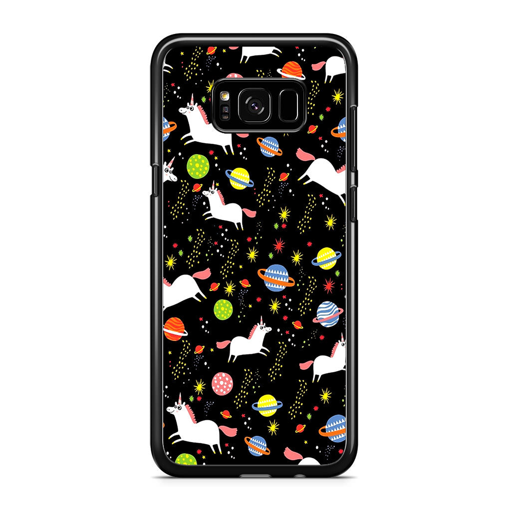 Space Unicorn Pattern Galaxy S8 Case