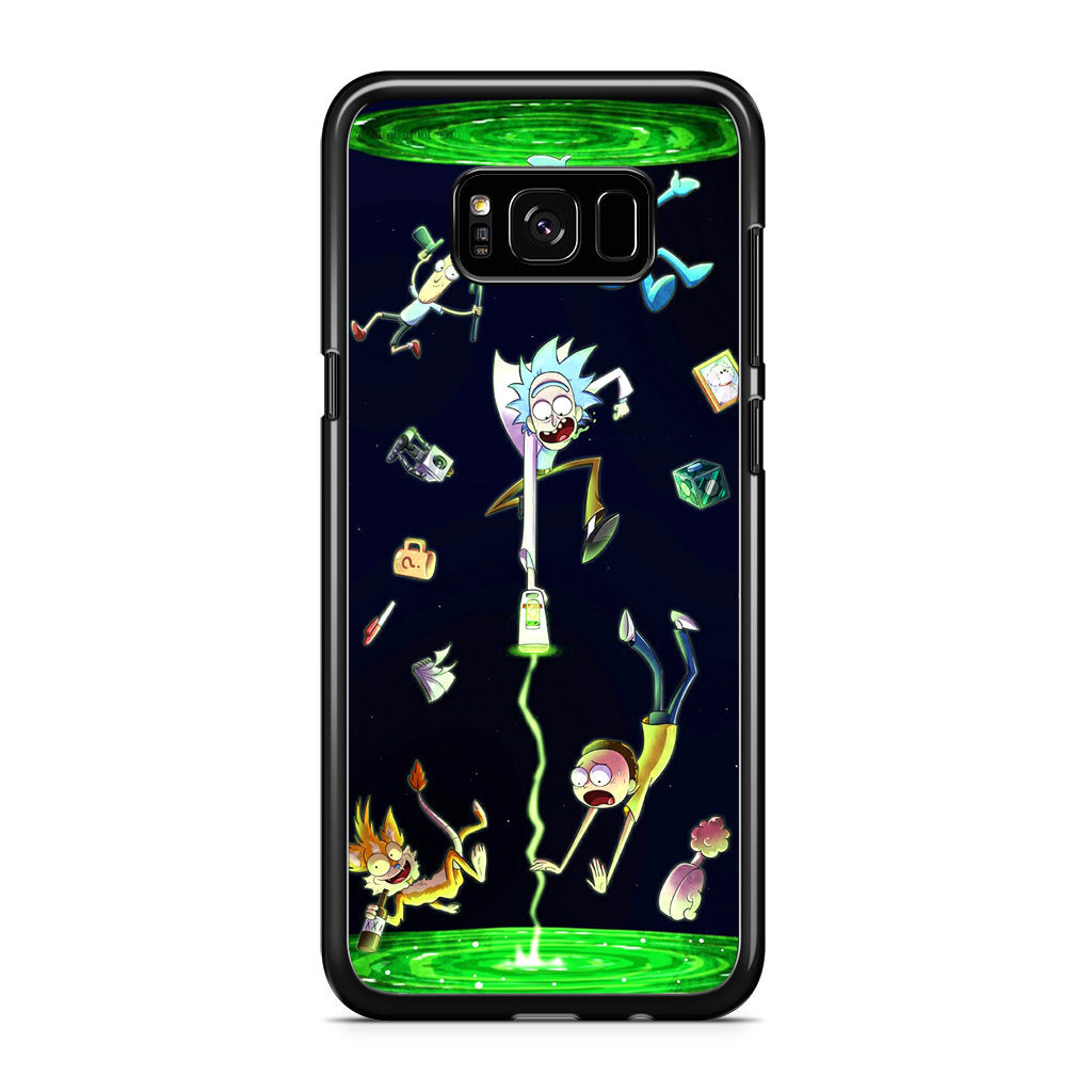 Rick And Morty Portal Fall Galaxy S8 Plus Case