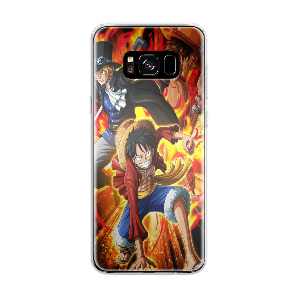 Ace Sabo Luffy Brotherhood Galaxy S8 Plus Case