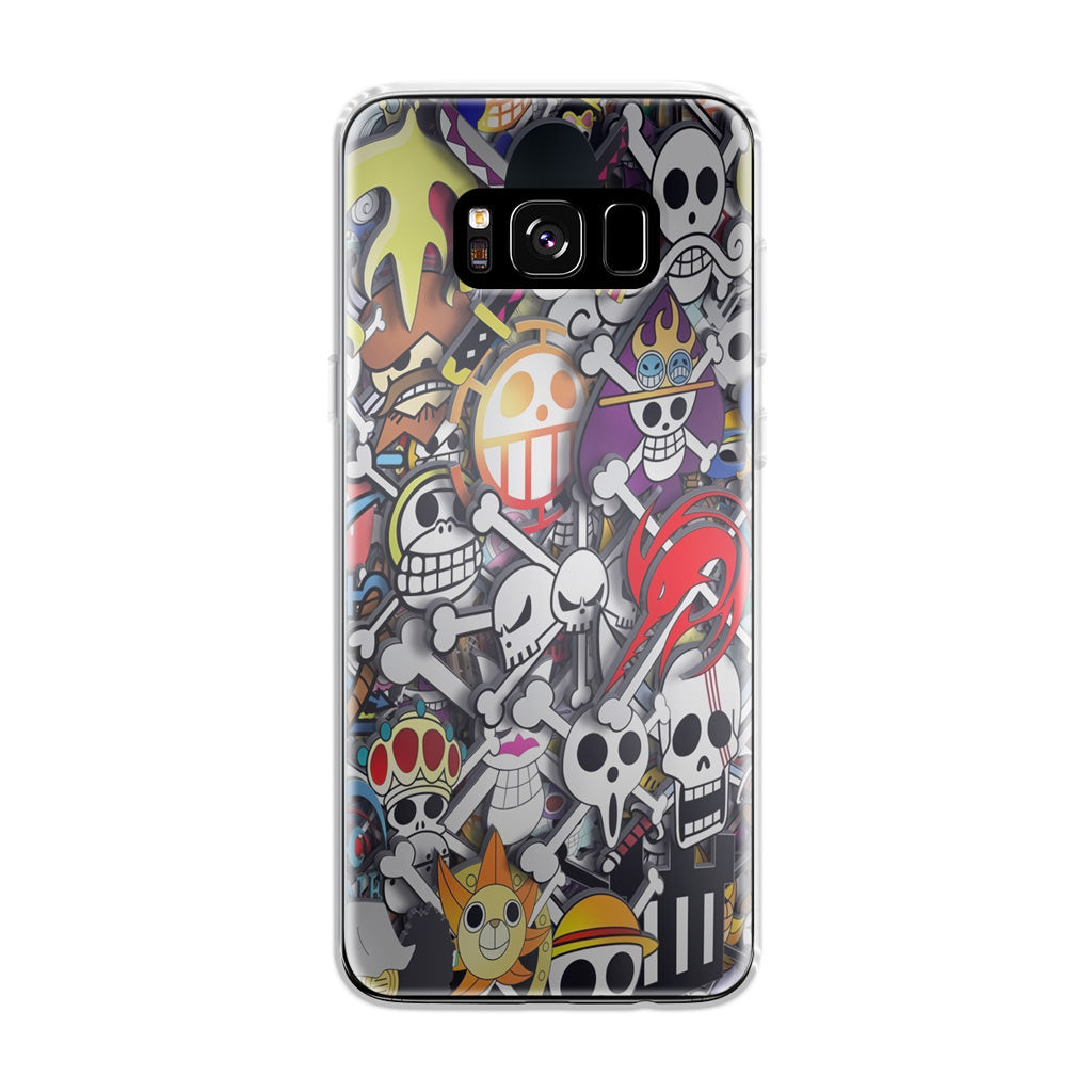 All Pirate Symbols One Piece Galaxy S8 Plus Case
