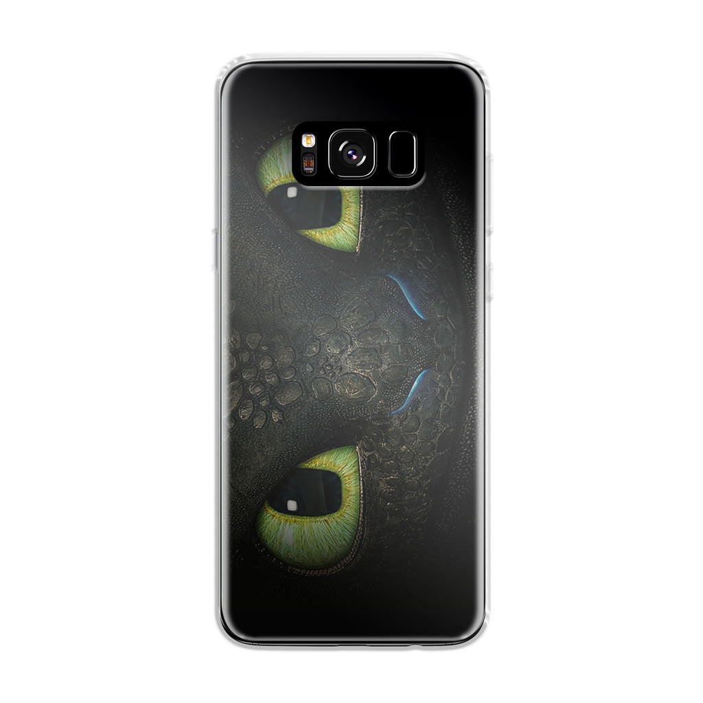 Toothless Dragon Eyes Close Up Galaxy S8 Case