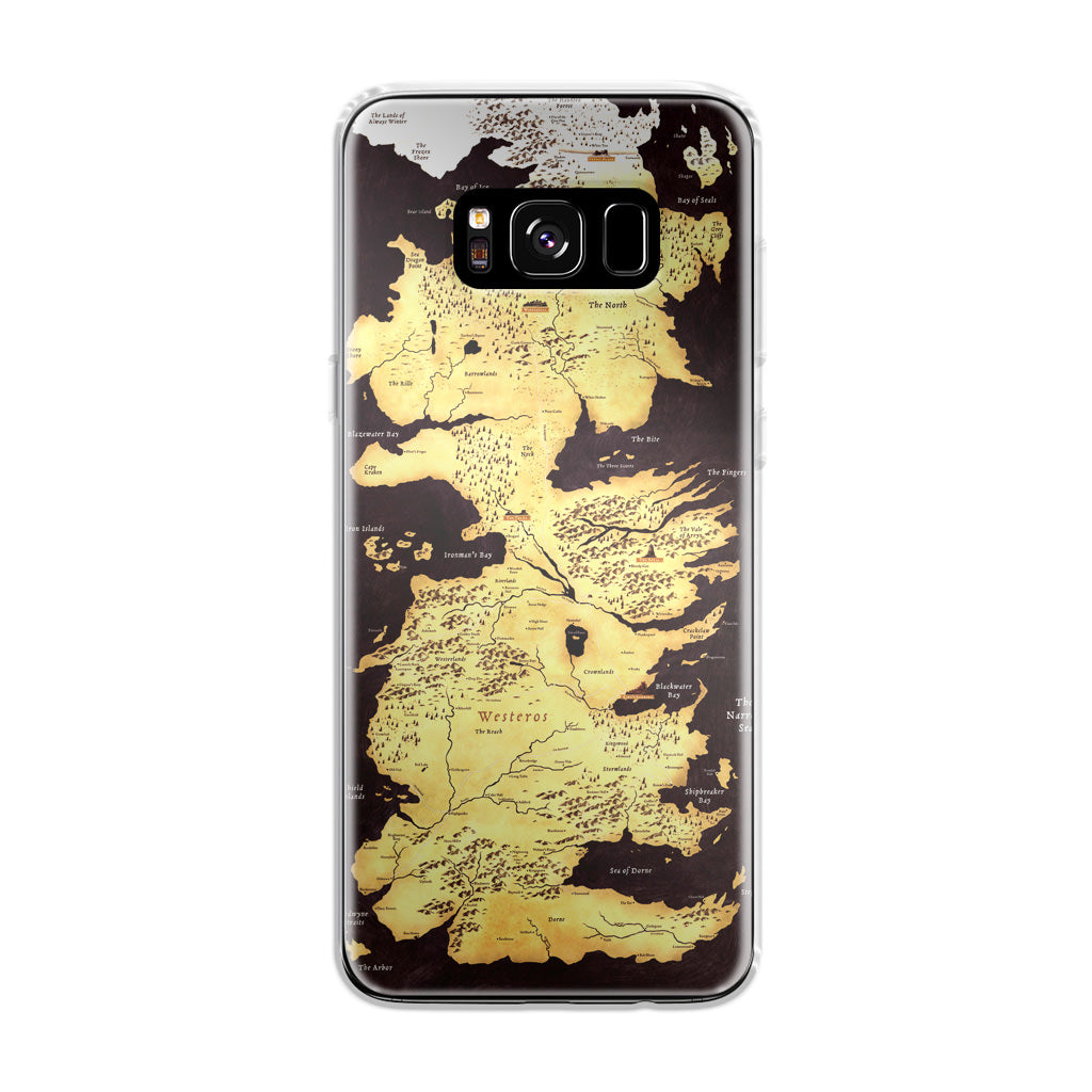 Westeros Map Galaxy S8 Case