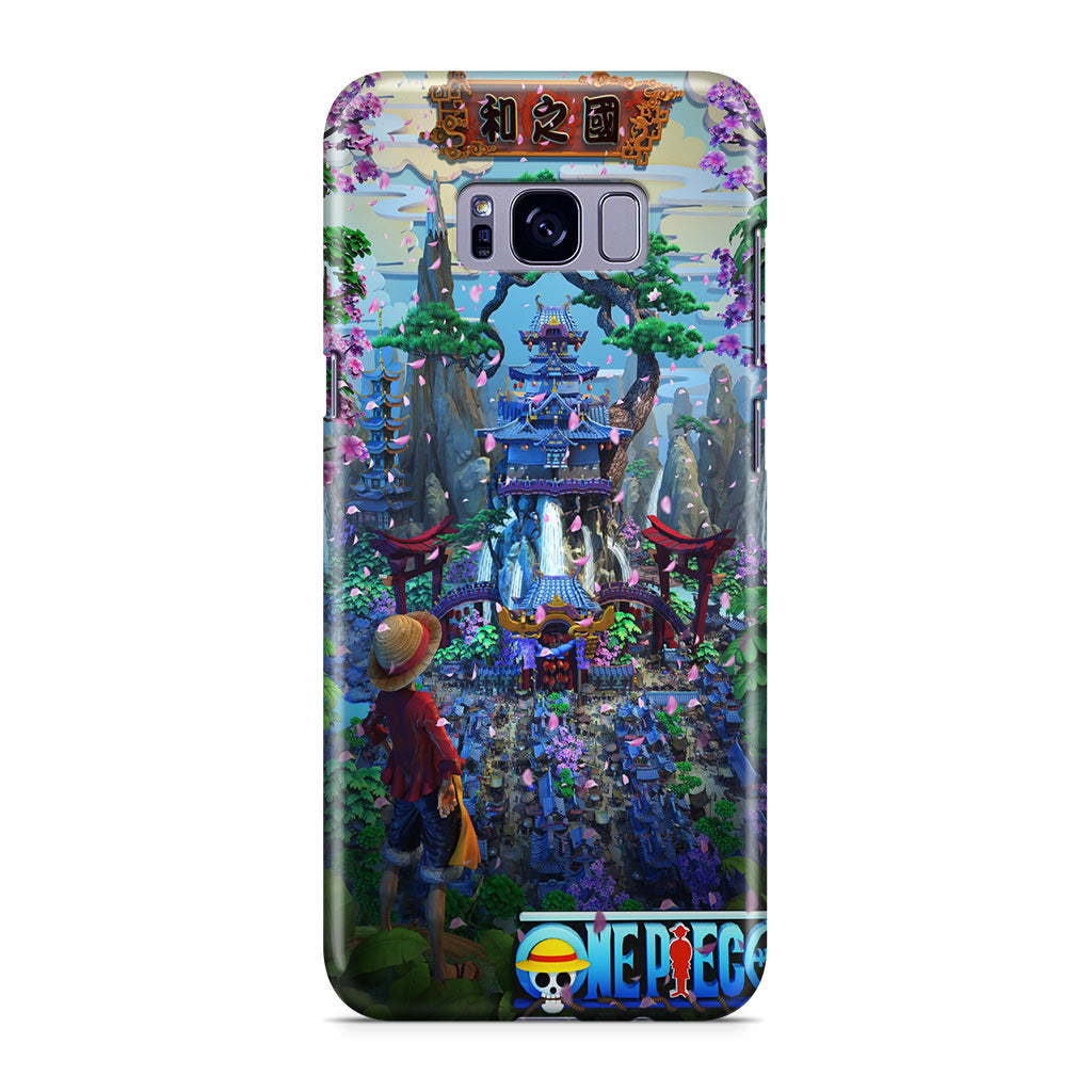 Flower Capital of Wano One Piece Galaxy S8 Case