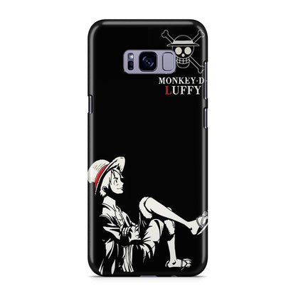 Monkey D Luffy Black And White Galaxy S8 Case