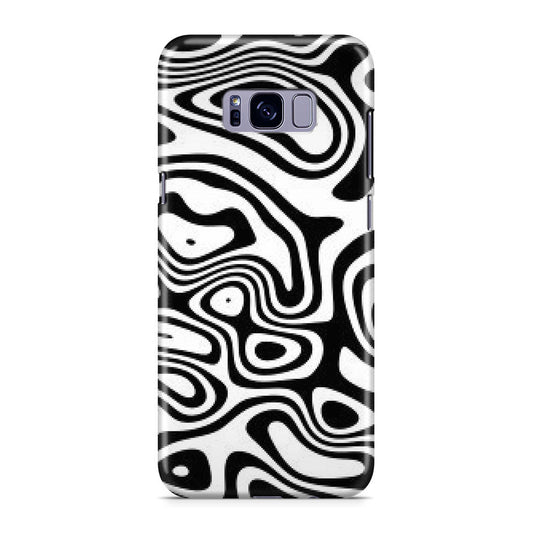 Abstract Black and White Background Galaxy S8 Plus Case