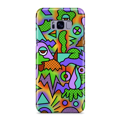 Abstract Colorful Doodle Art Galaxy S8 Case