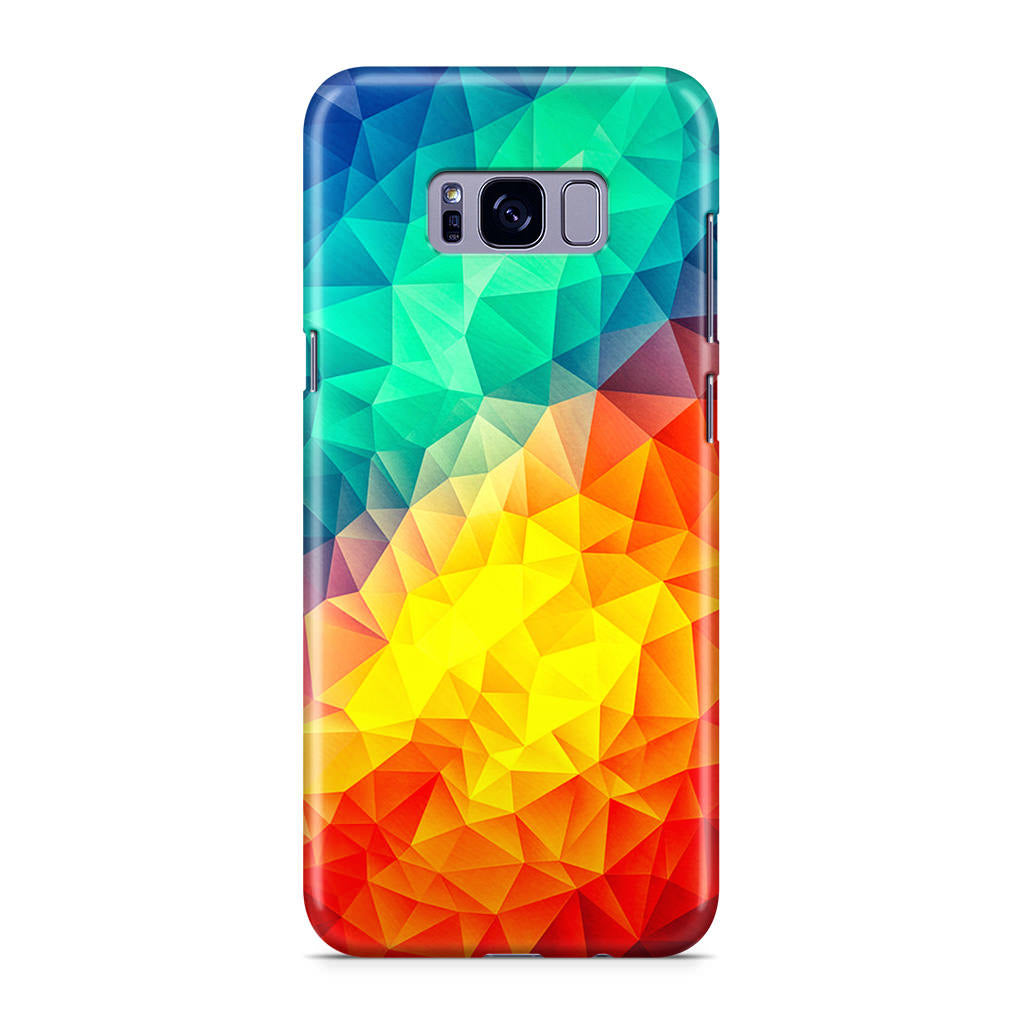 Abstract Multicolor Cubism Painting Galaxy S8 Case