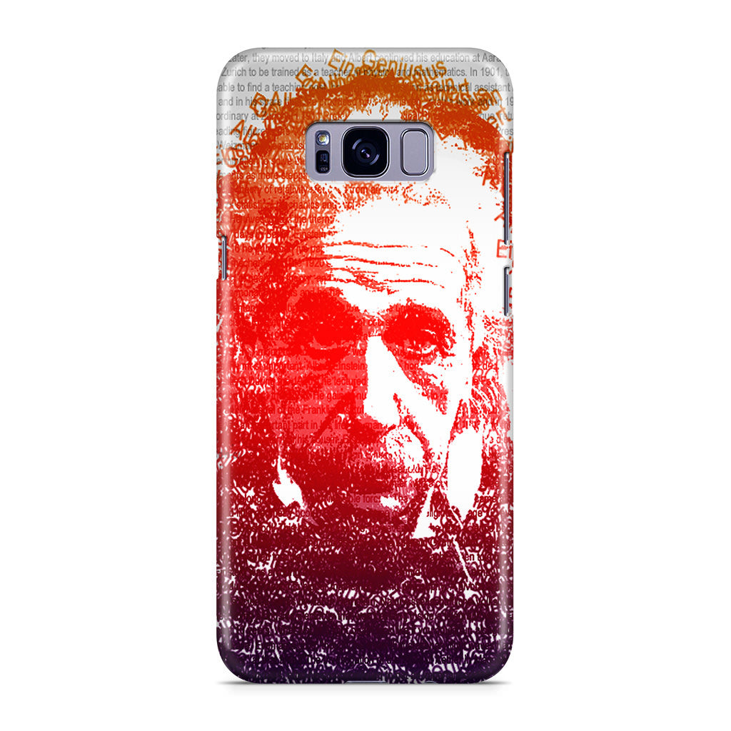 Albert Einstein Art Galaxy S8 Case