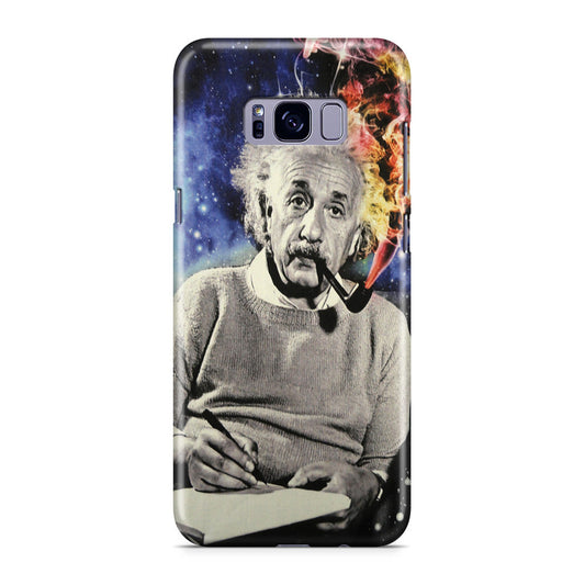 Albert Einstein Smoking Galaxy S8 Case