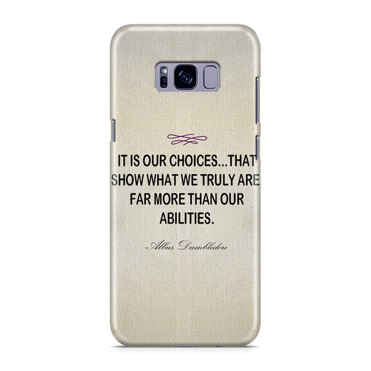 Albus Dumbledore Quote Galaxy S8 Case