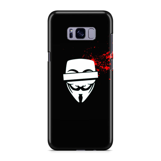 Anonymous Blood Splashes Galaxy S8 Case