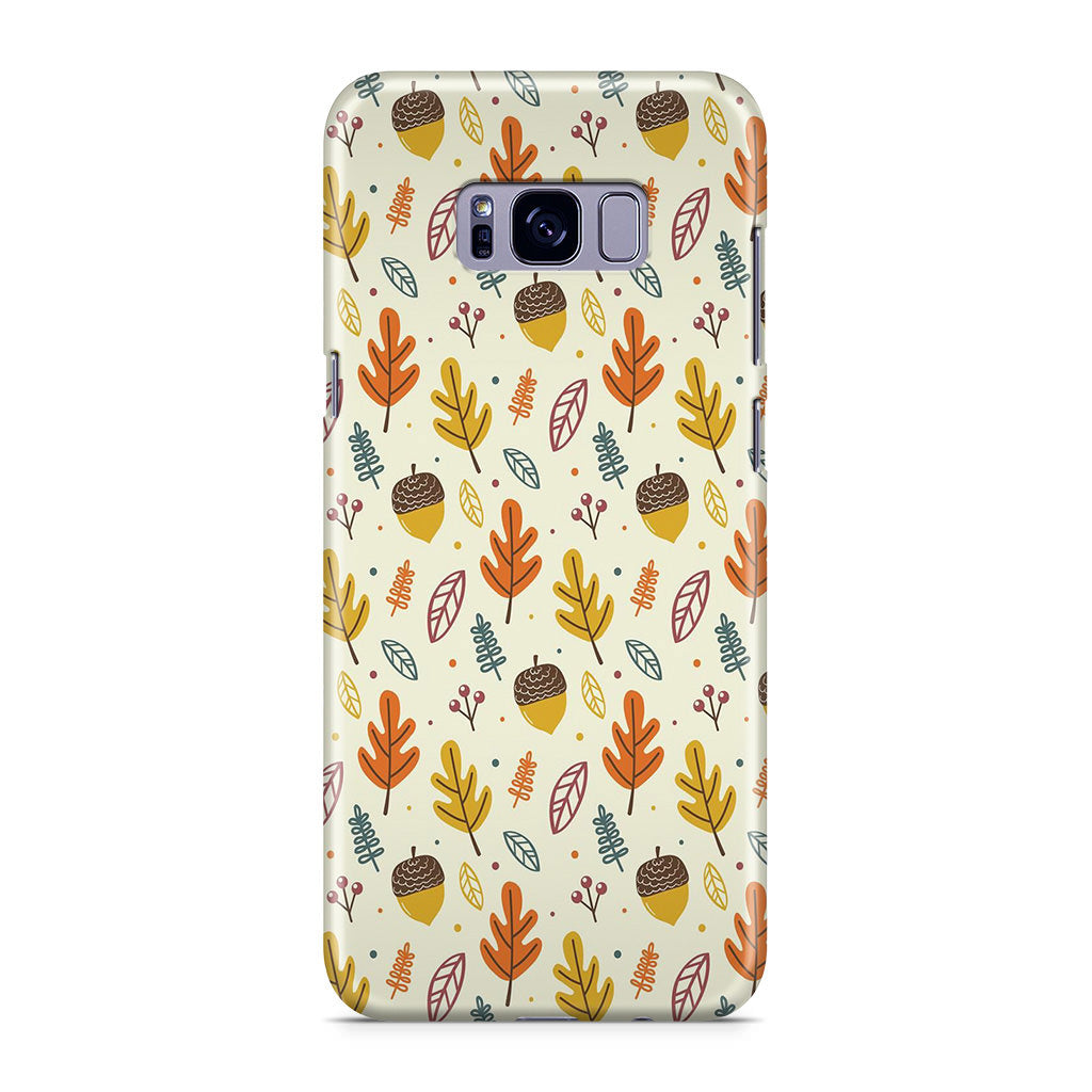 Autumn Things Pattern Galaxy S8 Case