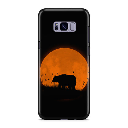 Bear Silhouette Galaxy S8 Case