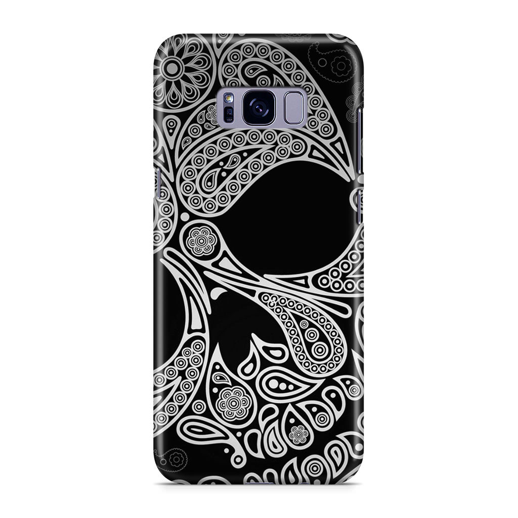 Black Skull Galaxy S8 Case