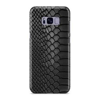 Black Snake Skin Texture Galaxy S8 Case