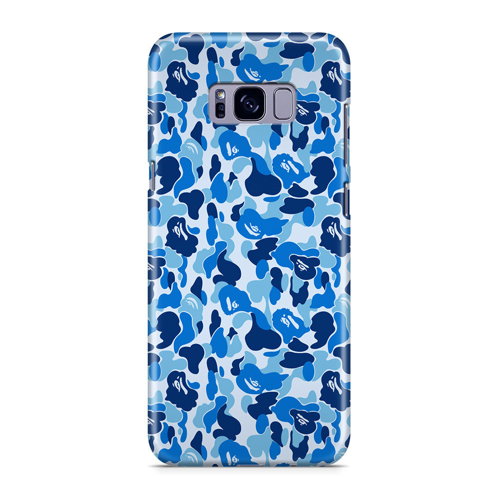 Blue Camo Galaxy S8 Case