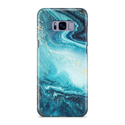 Blue Water Glitter Galaxy S8 Case