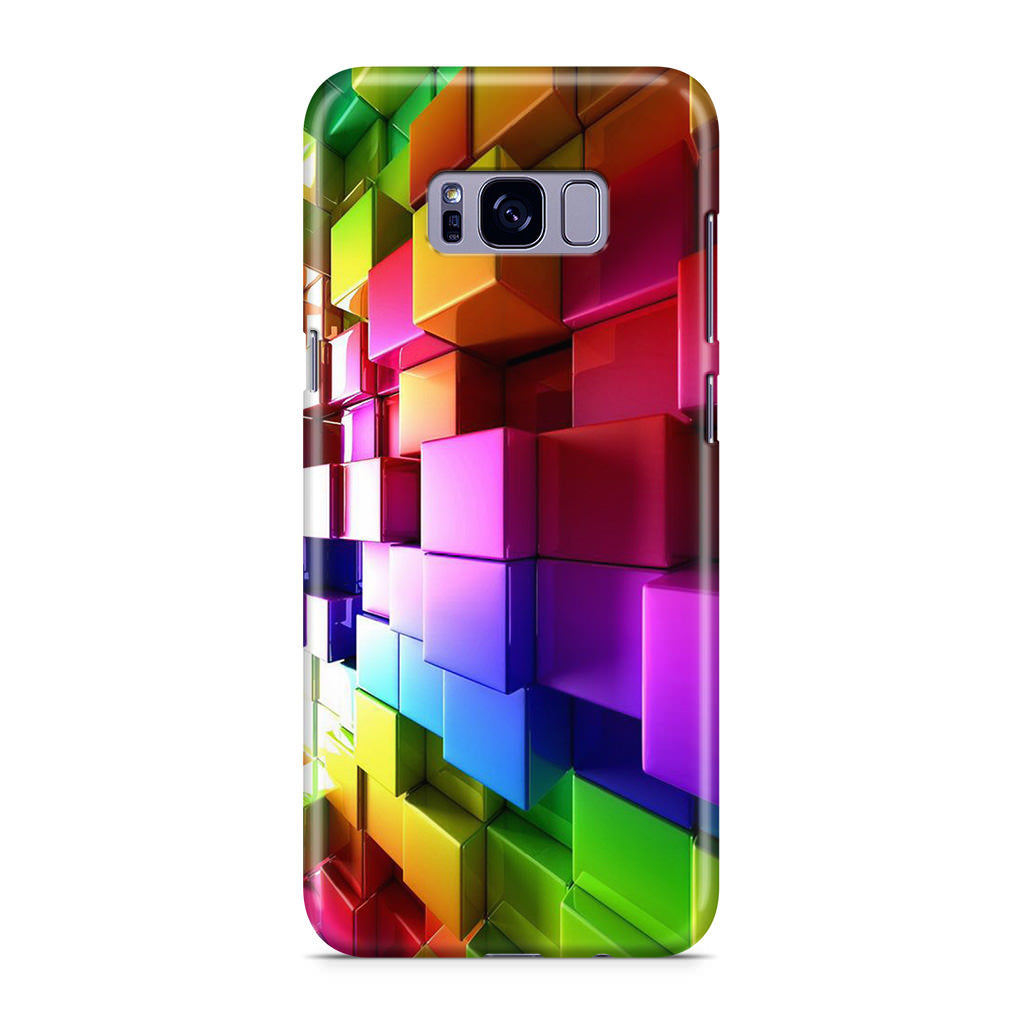 Colorful Cubes Galaxy S8 Case