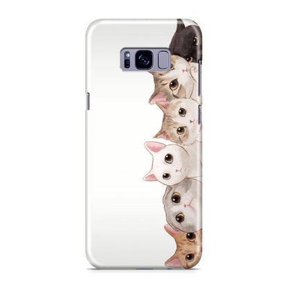 Cute Cats Vertical Galaxy S8 Case