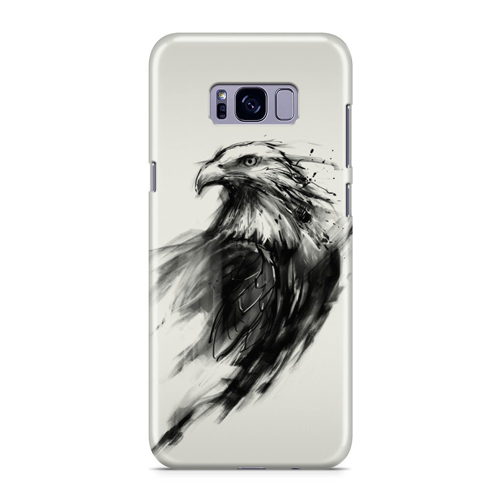 Eagle Art Black Ink Galaxy S8 Case