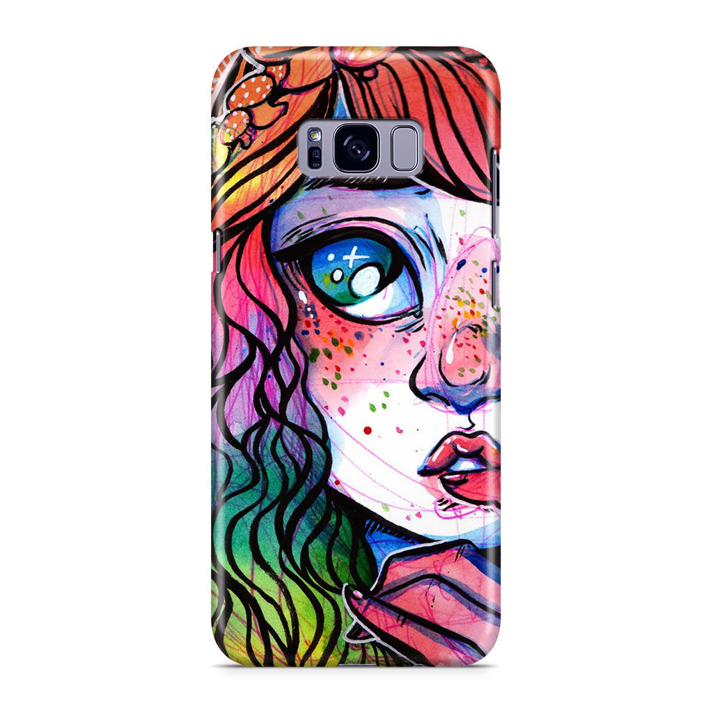 Eyes And Braids Galaxy S8 Case