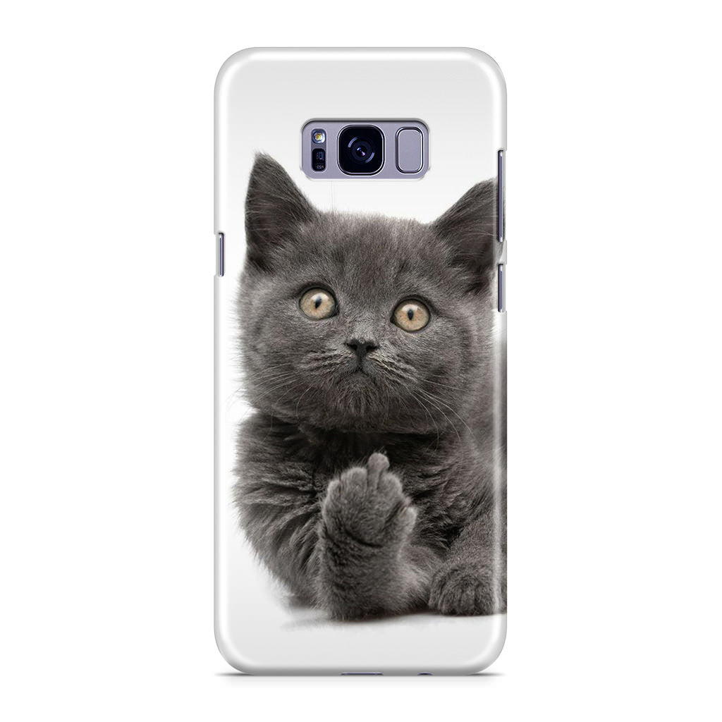 Finger British Shorthair Cat Galaxy S8 Case