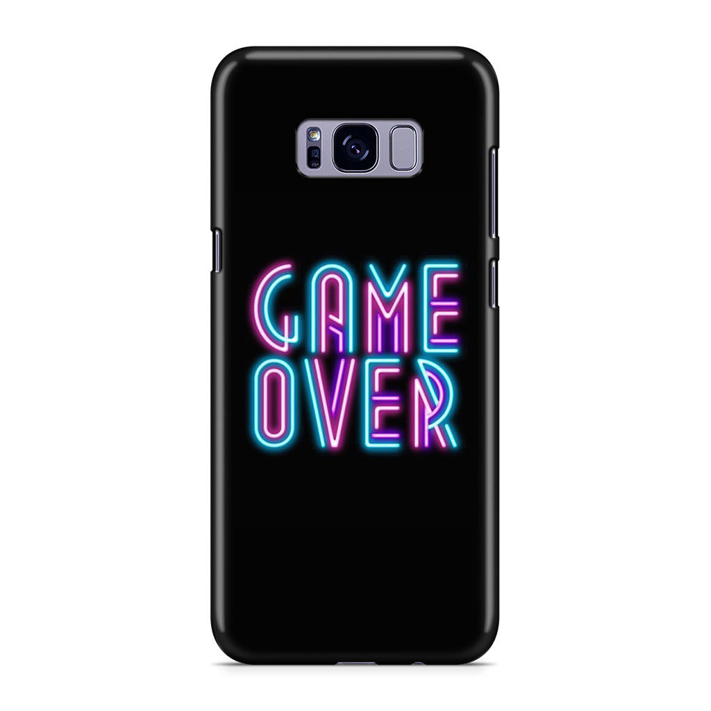 Game Over Neon Galaxy S8 Case