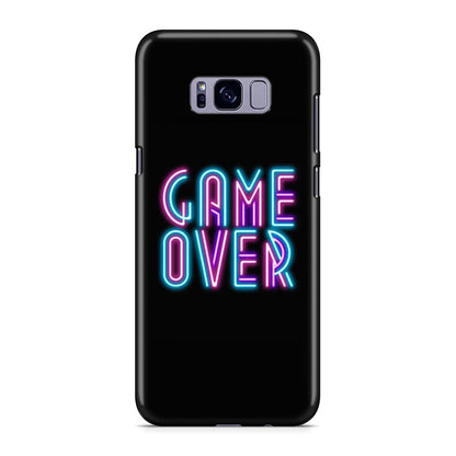 Game Over Neon Galaxy S8 Case