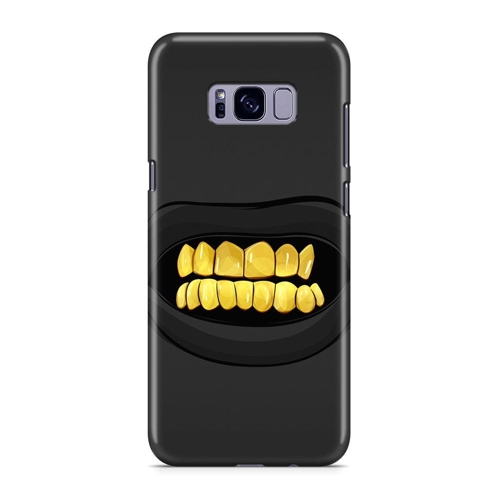 Gold Grillz Galaxy S8 Case