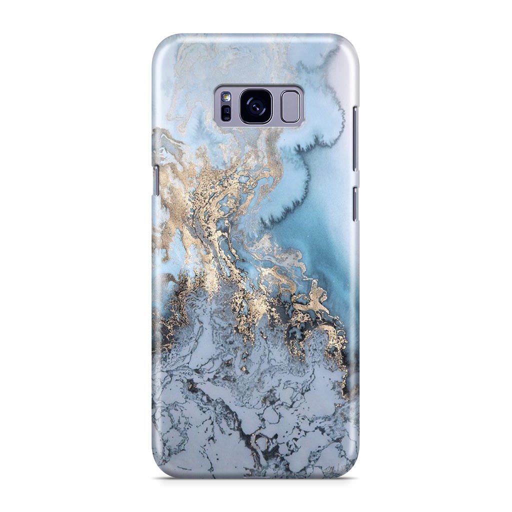 Golden Azure Marble Galaxy S8 Case