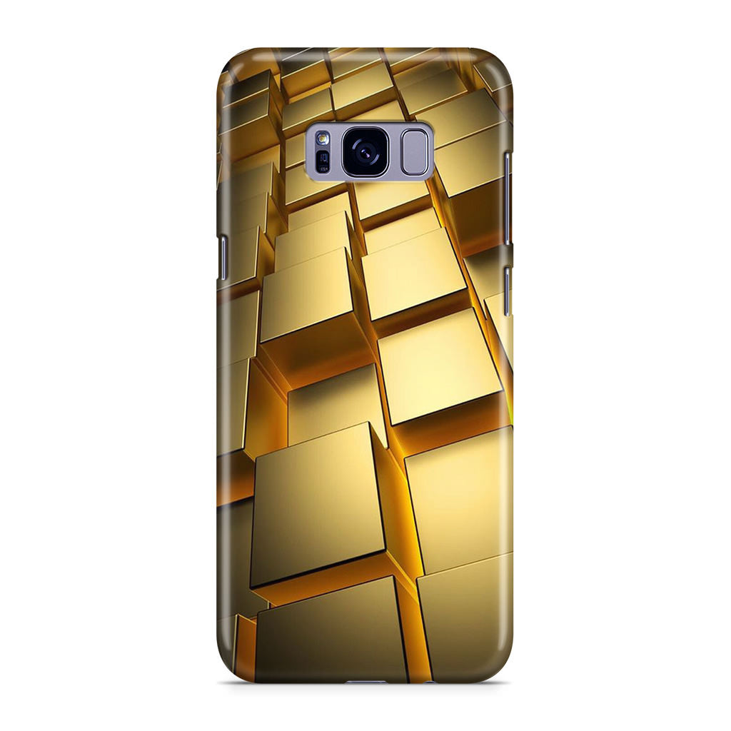 Golden Cubes Galaxy S8 Case