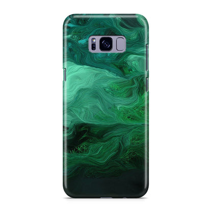 Green Abstract Art Galaxy S8 Case