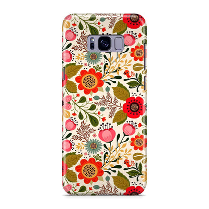 Hello Spring Pattern Galaxy S8 Case