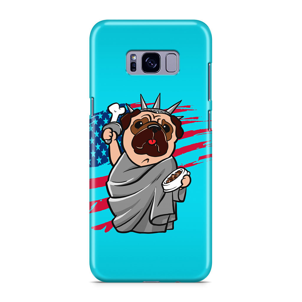 Independence Day Pug Galaxy S8 Case