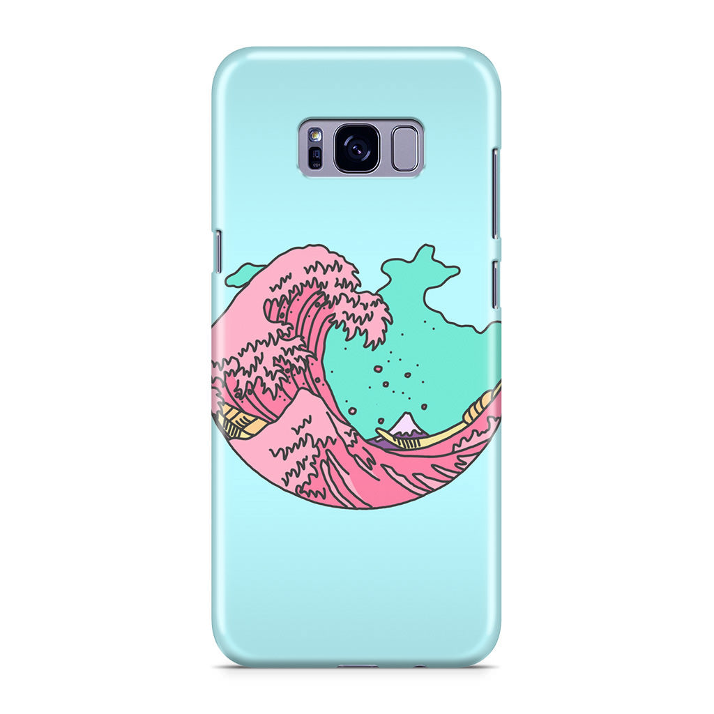 Japanese Pastel Wave Galaxy S8 Case