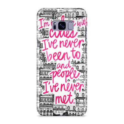 John Green Quotes I'm in Love With Cities Galaxy S8 Case