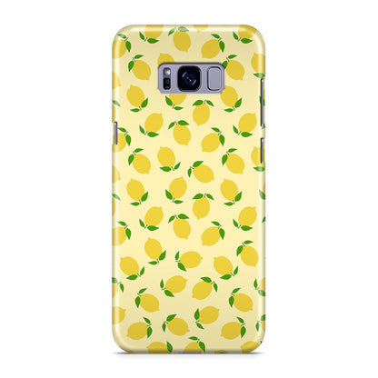 Lemons Fruit Pattern Galaxy S8 Case