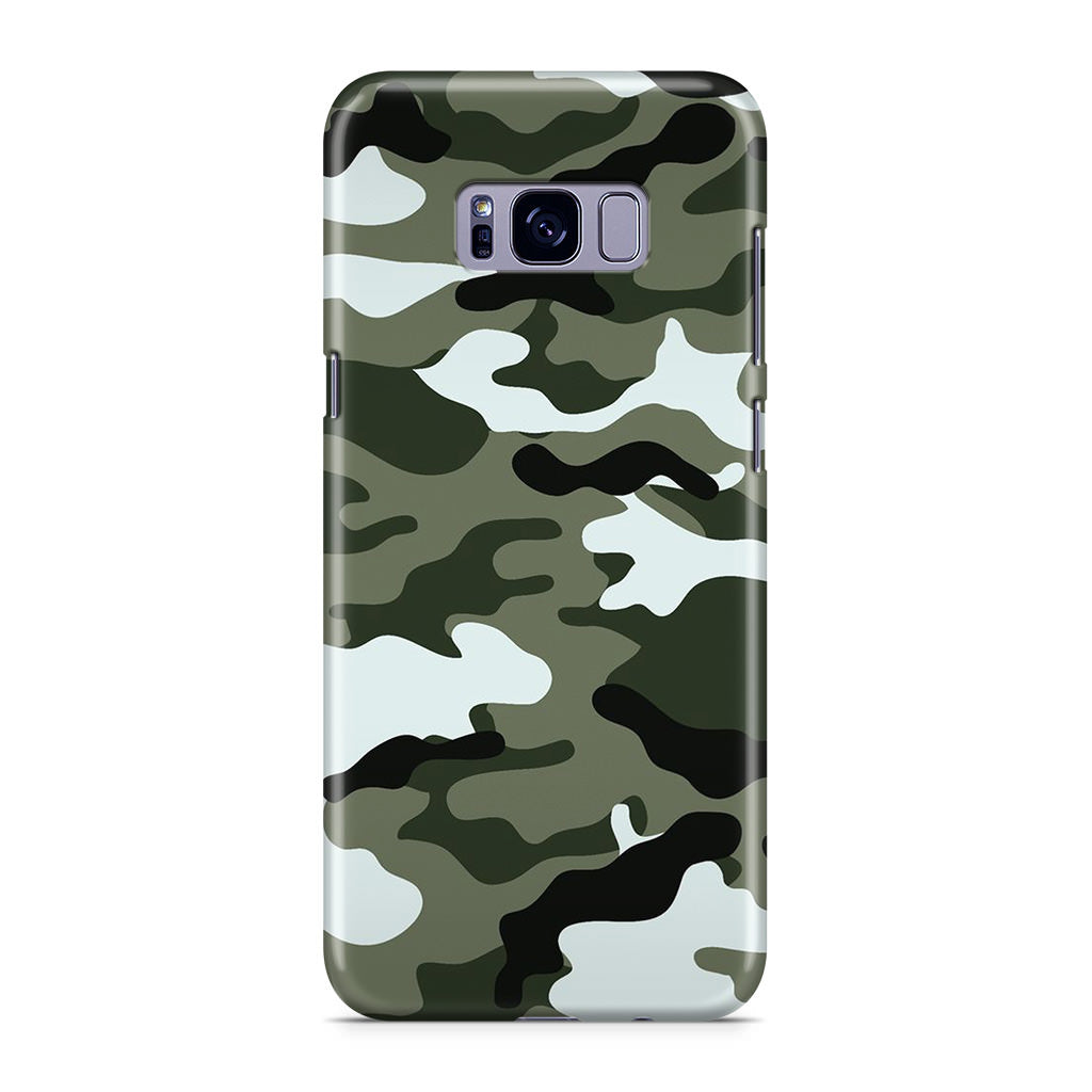 Military Green Camo Galaxy S8 Plus Case