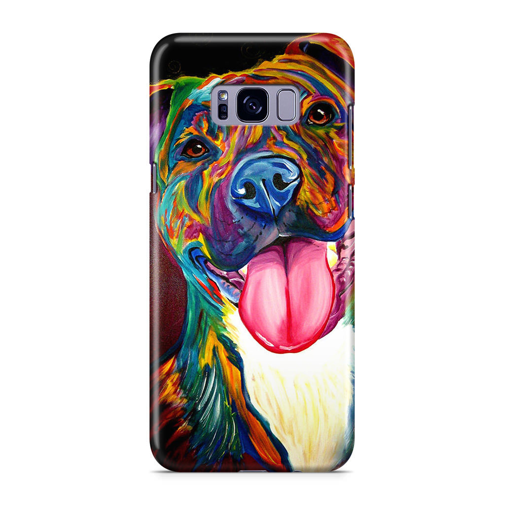 Pitbull Painting Art Galaxy S8 Case